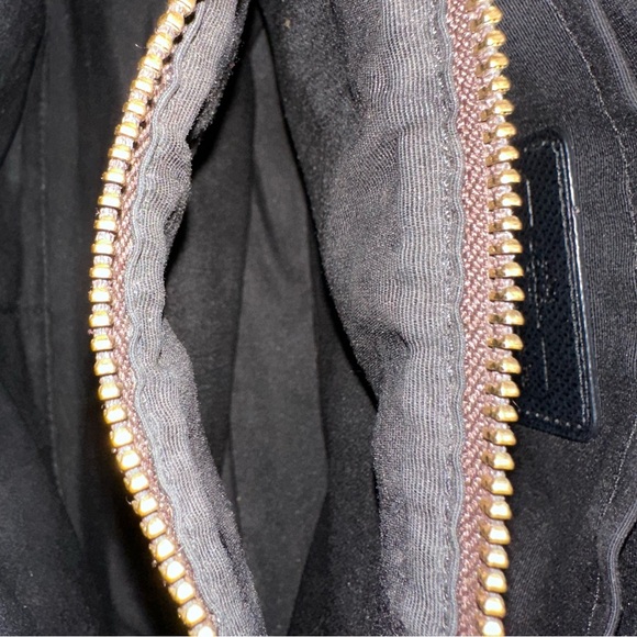 Authentic Coach Margot Carryall Satchel Bag Brown Black - Picture 12 of 13